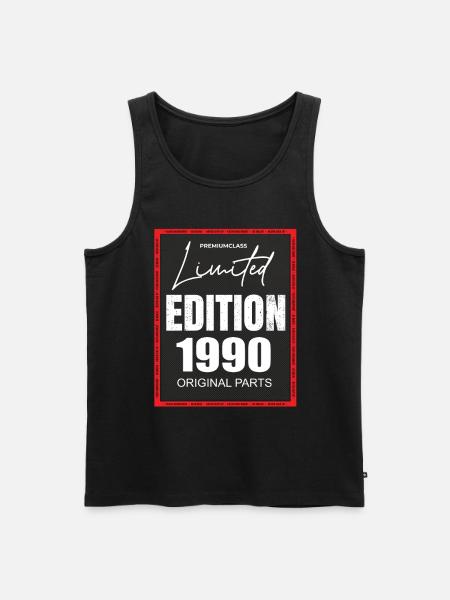 Limited Edition 1990 - Men's Premium Organic Tank Top - black