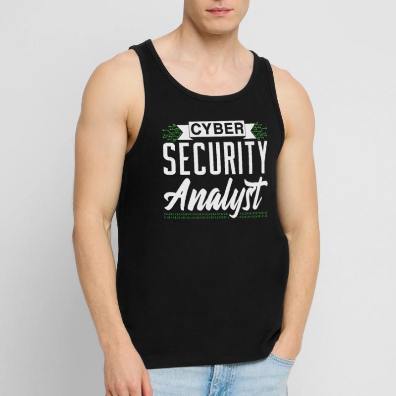 Analyste de cybersécurité Hacker IT Security Hack Débardeur bio Premium Homme