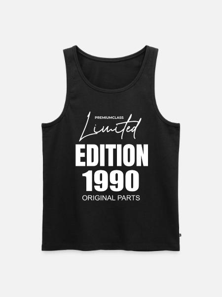 Limited Edition 1990 - Men's Premium Organic Tank Top - black