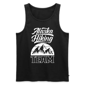 Alaska Hiking Team Hikers Hiking Hike - Men's Premium Organic Tank Top - black - Front - Michal (187cm)