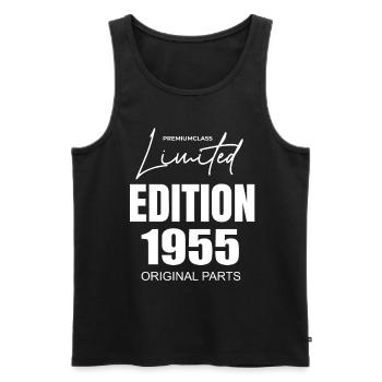 Édition limitée 1955 - Débardeur bio Premium Homme - noir - Devant - Michal (187cm)