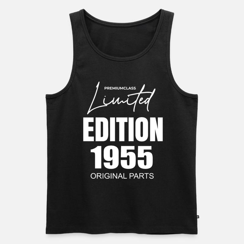 Limited Edition 1955 - Männer Premium Bio Tank Top - Schwarz