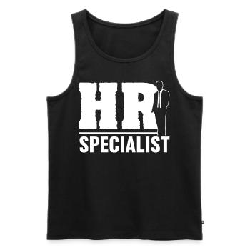 Hr Spezialist Personaler Human Resources Personal - Männer Premium Bio Tank Top - Schwarz - Vorne - AI Model Male 178 light (178cm)