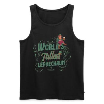The World's Largest Goblin Irish Ireland Irish - Men's Premium Organic Tank Top - black - Front - Michal (187cm)