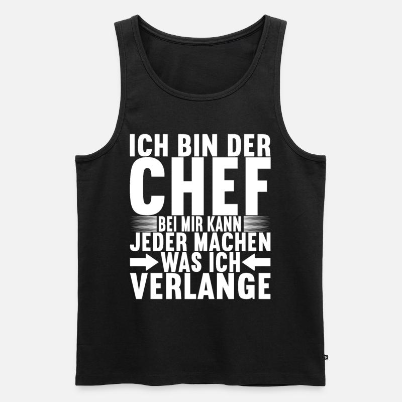 Abteilungsleiter Chef - Männer Premium Bio Tank Top - Schwarz