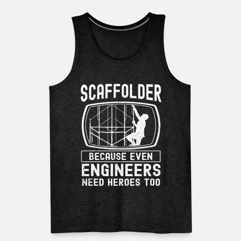 Constructeurs d’échafaudages Débardeur bio Premium Homme