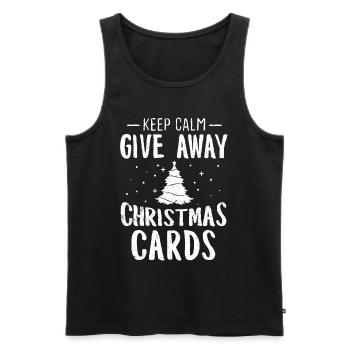 Christianity God Jesus Gift Church Religion - Men's Premium Organic Tank Top - black - Front - Michal (187cm)
