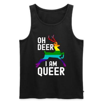 Transsexuell Pride Ladyboy Herren Damen Transe - Männer Premium Bio Tank Top - Schwarz - Vorne - AI Model Male 178 light (178cm)