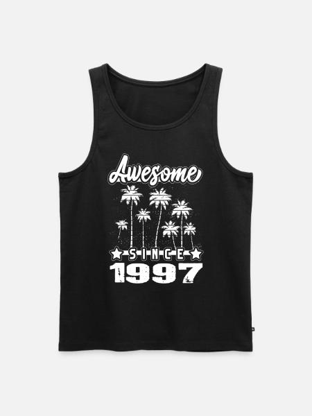 Awesome Since 1997 - Men's Premium Organic Tank Top - black