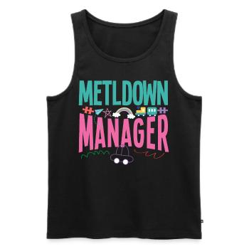 Childcare Daycare Provider Teacher - Männer Premium Bio Tank Top - Schwarz - Vorne - AI Model Male 178 light (178cm)