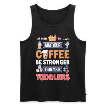 Childcare Daycare Provider Teacher - Männer Premium Bio Tank Top - Schwarz - Vorne - Michal (187cm)