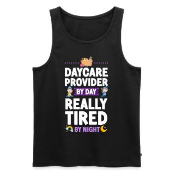 Childcare Daycare Provider Teacher - Men's Premium Organic Tank Top - black - Front - Michal (187cm)