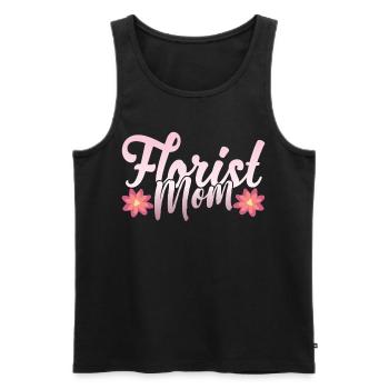 Floristin Mama Florist Blumenladen Blume Pflanze - Männer Premium Bio Tank Top - Schwarz - Vorne - AI Model Male 178 light (178cm)