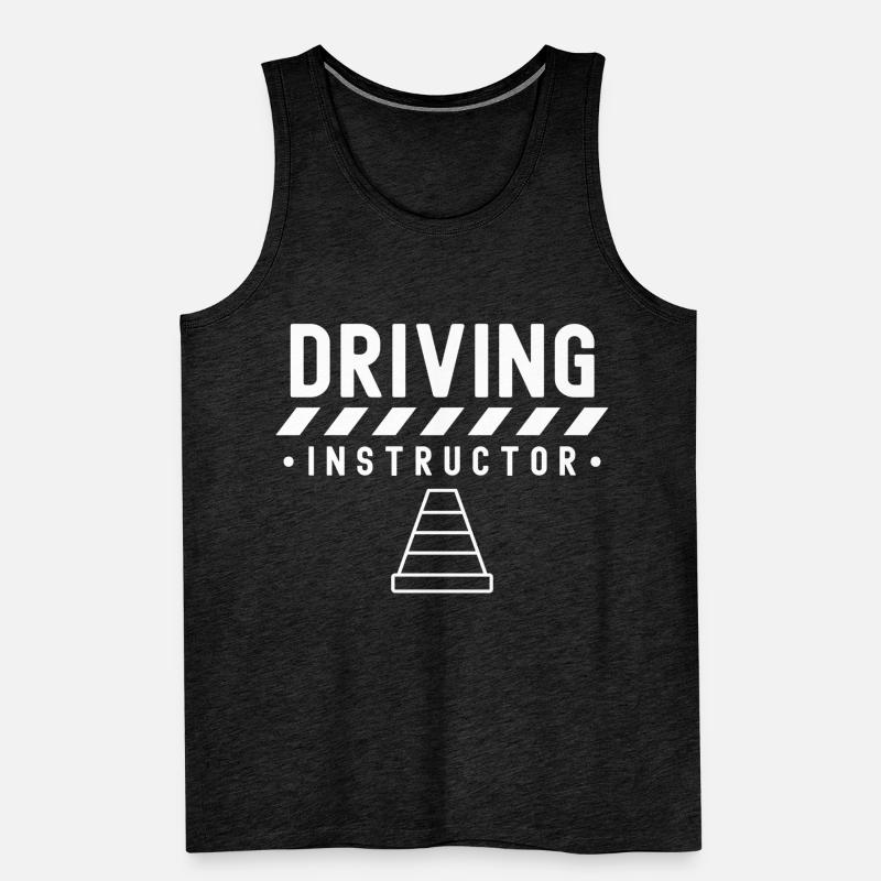 Driving instructor Driving lesson Driving school Driving student Men's Premium Organic Tank Top
