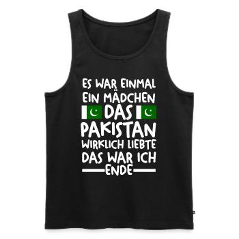 Pakistan Pakistaner Pakistanisches - Männer Premium Bio Tank Top - Schwarz - Vorne - Michal (187cm)