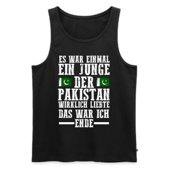 Pakistan Pakistaner Pakistanisches - Männer Premium Bio Tank Top - Schwarz - Vorne - Michal (187cm)