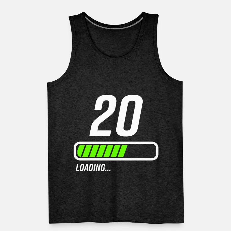 20th Birthday Loading Loading Beam Men's Premium Organic Tank Top