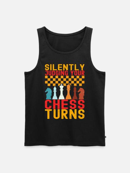 Chess Chess Players - Men's Premium Organic Tank Top - black