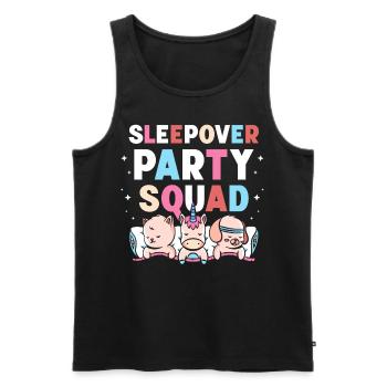 Sleepover Party Troupe Nuitée - Débardeur bio Premium Homme - noir - Devant - Michal (187cm)
