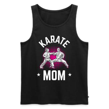 Karaté Mère Arts Martiaux Combattant d’Arts Martiaux - Débardeur bio Premium Homme - noir - Devant - Michal (187cm)