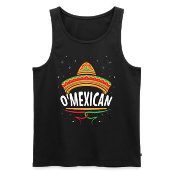 O’Mexicain Irlandais Mexicain Irlandais Irlande - Débardeur bio Premium Homme - noir - Devant - Michal (187cm)