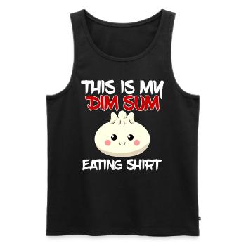 Asiatisches Chinesisches Essen Dim Sum I Geschenk - Männer Premium Bio Tank Top - Schwarz - Vorne - Michal (187cm)