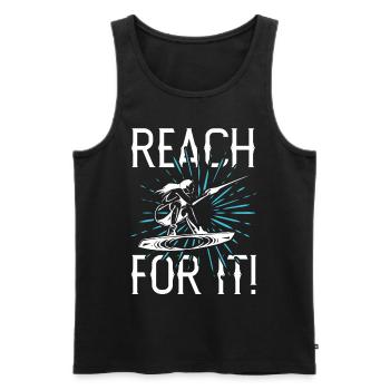 For It Sports Wakeboarding - Men's Premium Organic Tank Top - black - Front - Michal (187cm)