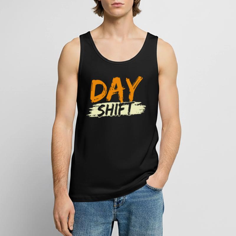 Day shift Shift work Shiftwork Men's Premium Organic Tank Top