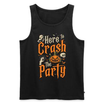 Halloween Tshirt Halloween Party Killer Killer Death - Men's Premium Organic Tank Top - black - Front - Michal (187cm)