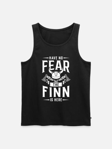 Finland Tshirt Finland Scandinavia - Men's Premium Organic Tank Top - black