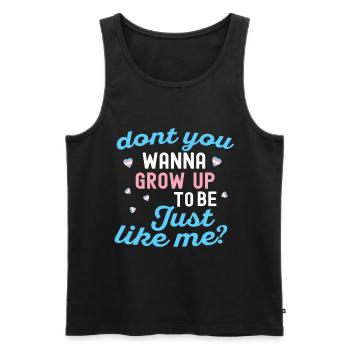 Transgenre Tshirt Transsexual Pride - Débardeur bio Premium Homme - noir - Devant - AI Model Male 178 light (178cm)