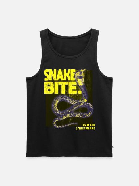 Snake Streetwear - Débardeur bio Premium Homme - noir