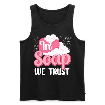 Soap Making Crafting In Soap We - Männer Premium Bio Tank Top - Schwarz - Vorne - Michal (187cm)