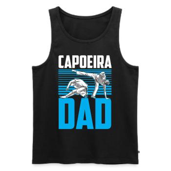 Capoeira Father Hobby Martial Arts Brazilian - Men's Premium Organic Tank Top - black - Front - AI Model Male 178 light (178cm)