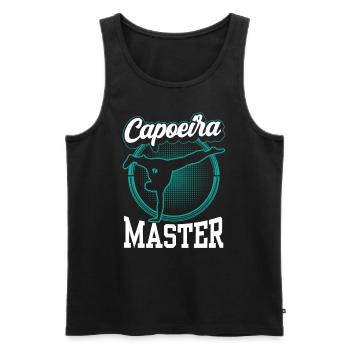 Capoeira Master Hobby Brazilian Martial Arts - Men's Premium Organic Tank Top - black - Front - AI Model Male 178 light (178cm)