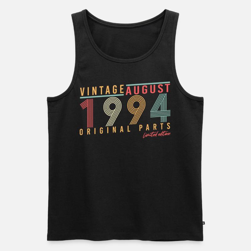 August 1994 Geschenkidee - Männer Premium Bio Tank Top - Schwarz