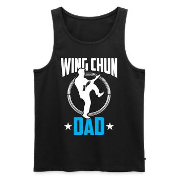 Wing Chun Père Arts Martiaux Arts Martiaux Entraîneur - Débardeur bio Premium Homme - noir - Devant - Michal (187cm)