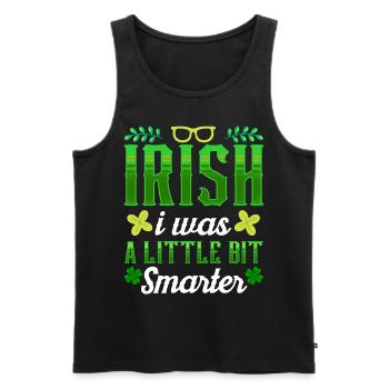 Saint-Patrick Gaélique Irlandais Irlandais - Débardeur bio Premium Homme - noir - Devant - Michal (187cm)