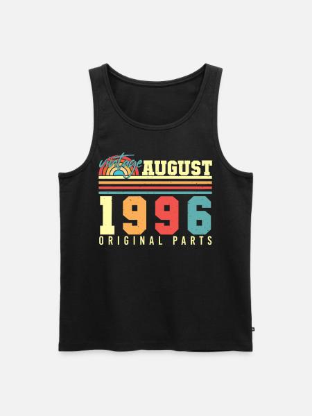 August 1996 Legendary - Men's Premium Organic Tank Top - black