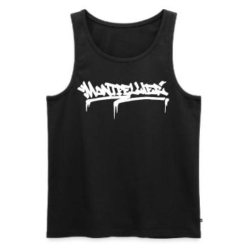 Montpellier City Graffiti Street Art France Hip Ho - Männer Premium Bio Tank Top - Schwarz - Vorne - Michal (187cm)