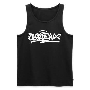 Bordeaux City Graffiti Street Art France Hip Hop - Männer Premium Bio Tank Top - Schwarz - Vorne - Michal (187cm)