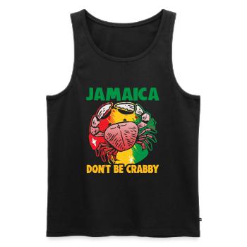 Jamaica Beach Holiday by the Sea Design Beach Motif - Débardeur bio Premium Homme - noir - Devant - Michal (187cm)