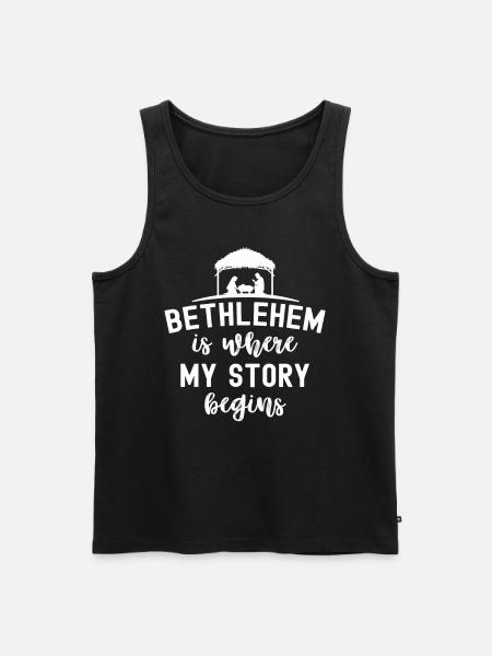 Christentum - Männer Premium Bio Tank Top - Schwarz