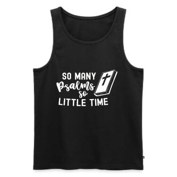 Christianity God Jesus Gift Church Religion - Men's Premium Organic Tank Top - black - Front - Michal (187cm)