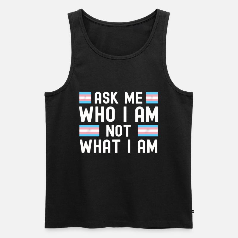 Transgender - Männer Premium Bio Tank Top - Schwarz