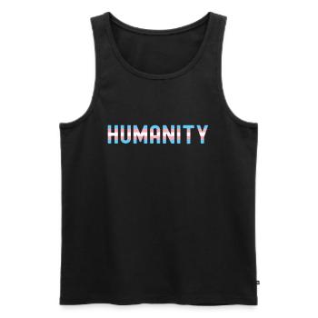 Transsexuell Pride Ladyboy Herren Damen Transe - Männer Premium Bio Tank Top - Schwarz - Vorne - AI Model Male 178 light (178cm)