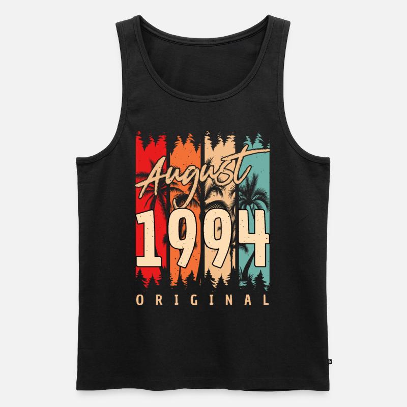 Geboren Im August 1994 - Männer Premium Bio Tank Top - Schwarz