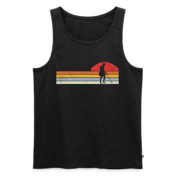 Sondeln Excursion Probe Walker Gift Idea - Men's Premium Organic Tank Top - black - Front - Michal (187cm)
