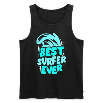 Meilleur surfeur de tous les temps Surfing Surfing - Débardeur bio Premium Homme - noir - Devant - AI Model Male 178 light (178cm)