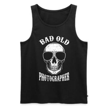 Photography Lovers Photo Bad Age - Men's Premium Organic Tank Top - black - Front - Michal (187cm)